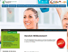 Tablet Screenshot of gesundheitssportverein.de